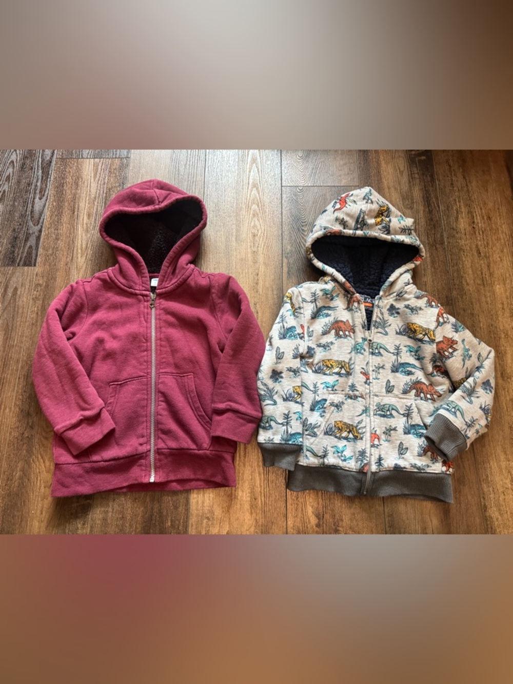 Boys 5t fleece lined hoodies